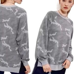 American Eagle Jegging Fit Camo Oversized Pullover Sweatshirt Size XS